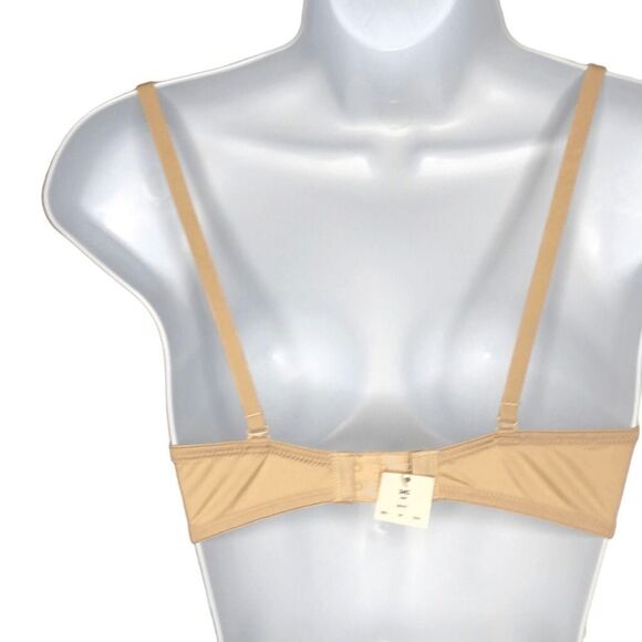 Maidenform Underwire Bra 34C Nude Smooth Cup Rear Hook New With Tags - Picture 2 of 4